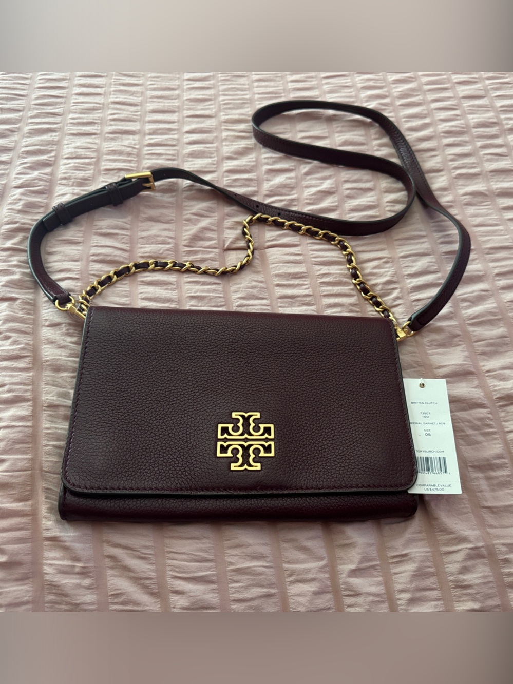 Tory Burch Britten Clutch